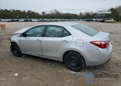 2016 Toyota Corolla Le from USA, damaged, VIN 2T1BURHE2GC600701